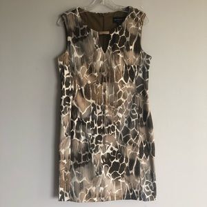 Connected Petite Animal Print Dress Size 10P